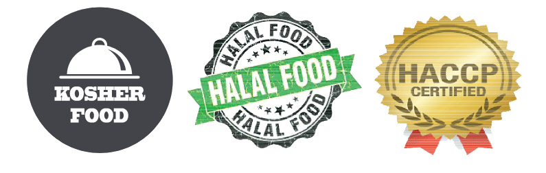 HACCP, KOSHER,HALAL